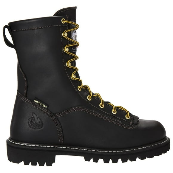 Bota Georgia G8040 a media pantorrilla para hombre, color negro, talla 9 de ancho