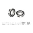 thumbnail image 4 of R4A-2RS 10 PCS Deep Groove Ball Bearing ID 1/4"×OD 3/4"×Width 9/32" Double Black Rubber Sealed Ball Bearing Chrome Steel P0 Z2 Bearing for Industrial Machine,Power Tools, 4 of 6