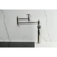 thumbnail image 3 of Kingston Brass KS3706CG Fuller Deck Mount Pot Filler Faucet, Polished Nickel, 3 of 7
