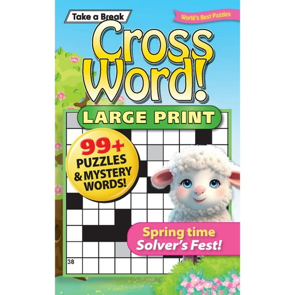 World's Best Puzzle - Crossword 25.03.14: Spring Time Edition! Large Print, 99  Puzzles  Mystery Words, Take Anywhere For Relaxation, Unwind, Unplug, Sharpen Your Mind  More!