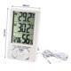thumbnail image 2 of Higrómetro digital Uxcell termómetro interior monitor de humedad con reloj, 2 of 5