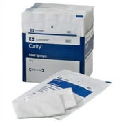 Curity 1792 Cover Gauze Sponges 4" x 4" - Box of 100 by Kendall