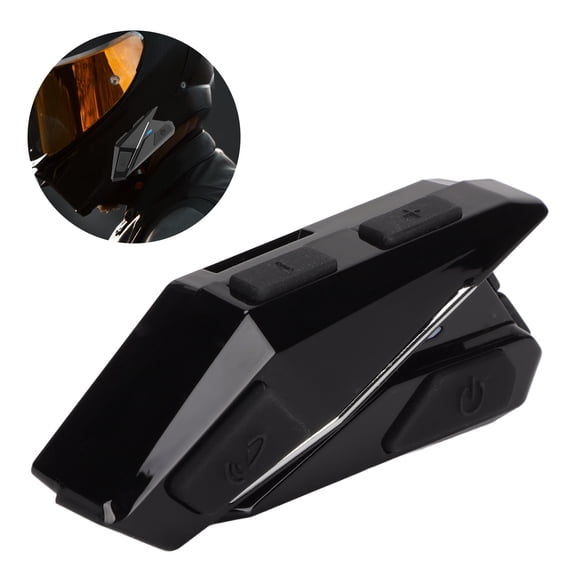 Auriculares De Motocicleta, Auriculares Inalámbricos Con Reducción De Ruido Para Casco, Respuesta Automática, Ahorro De Energía, Botón Grande, Resistente Al Agua Para Montar Y