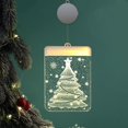 thumbnail image 1 of KG Navidad Nuevo diseño luz de Navidad Luz de Navidad de succión acrílica Luz de ventana de Navidad cálida con pilas para bares y tiendas, 1 of 4