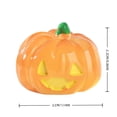 thumbnail image 5 of Barsme Halloween Luminous Mini Pumpkins Figurines,Resin Miniature Pumpkin Figures Decor Glow in The Dark for Halloween Thanksgiving Home Cake Decor F, 5 of 5