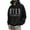 Black, variant on Men's Oversized Print Hooded Sweatshirt, OVER THINKING Graphic Long Sleeve Loose Fit Pullover Hoodie for Casual Streetwear,Sky Blue,6XL