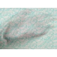 thumbnail image 4 of oneOone Cotton Poplin Aqua Blue Fabric Triangle Shape Geometric Craft Projects Decor Fabric Printed By The Yard 56 Inch Wide, 4 of 4