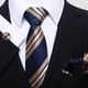 thumbnail image 4 of Conjunto de combinación de corbata y gemelos para hombre, estilo formal, de negocios, de noche, a la moda, 4 of 6