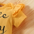 thumbnail image 2 of SUNSIOM 3Pcs Clothes Set, Short Sleeve Romper + Long/Short Pants + Headband, 2 of 9