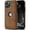 Brown, variant on AIOVETEAB Compatible with iPhone 11 Pro Max Case Premium Leather TPU Hybrid Case Cover,Brown