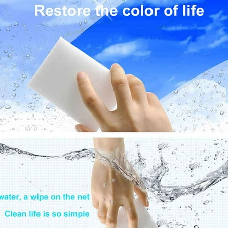 Homeholiday 100pcs Sponge Eraser Melamine Cleaner Kitchen ...