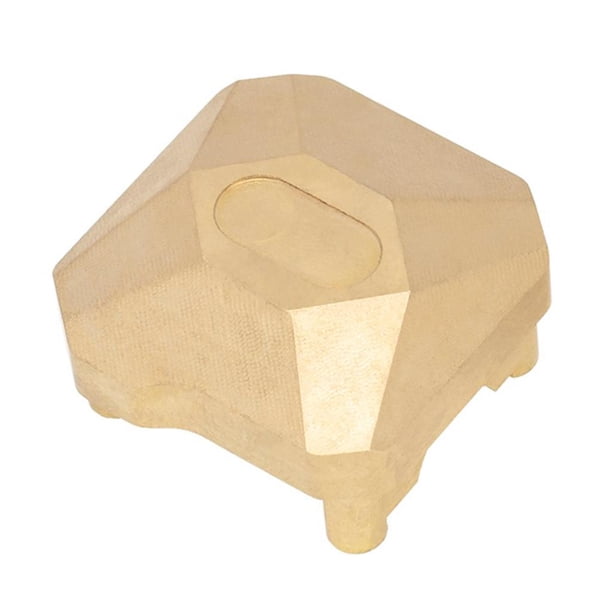 Cubierta diferencial de latón Cubierta De Diferencial De Eje De Latón Para Coche RC, Peso Pesado Para Axial SCX10 II 90046 90047 1 Uds PC 1 Magideal Cubierta diferencial de latón