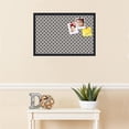 thumbnail image 3 of PinPix 27x18 Custom Cork Bulletin Board  Poster Board Has a Fabric Style Canvas Finish, Framed in Retro Patterns, by ArtToFrames (PinPix-236), 3 of 5