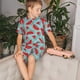 thumbnail image 4 of Balery Watermelon Conjunto de Pijama Infantil de Manga Corta con Estampado – Ropa de Dormir de Algodón Suave-Small, 4 of 6