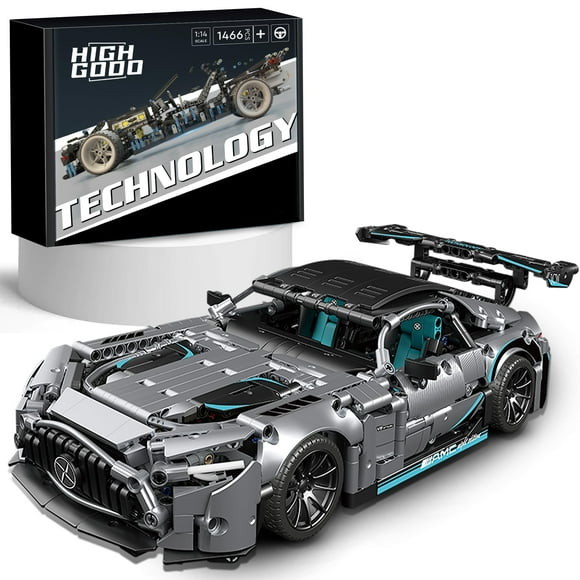 High Godo Racing Car Building Kit para adultos 1:14 Moc Super Sports Car Building Blocks Juegos de construcción Modelo de superdeportivo construible para niños Regalo o colección (1466 piezas)