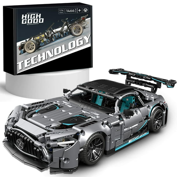 High Godo Racing Car Building Kit para adultos 1:14 Moc Super Sports Car Building Blocks Juegos de construcción Modelo de superdeportivo construible para niños Regalo o colección (1466 piezas)