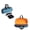 blue, variant on Carrying Case for JBL Xtreme 5 Speaker, Shockproof Protective Hard Shell Travel Case With Foam Padding and Shoulder Strap& Extra Pouch