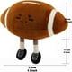 thumbnail image 2 of Xizhi - Peluche De Fútbol De 13.0 In, Diseño De Pelota De Peluche, Regalo Para Niños, Cumpleaños Y Decoración Navideña (Rugby), 2 of 5