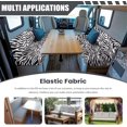 thumbnail image 3 of Zebra Stripes Rv Sofa Split Seat Cover 2 Pcs Set Elastic Rv Couch Cover Replacement Portable Couch Cushion Covers Sofa Furniture Protector, 3 of 7