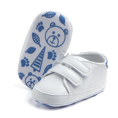 

Yinguo Toddler Baby Boy Girl Soft Sole Crib Shoes Sneaker BU/12 Blue 12