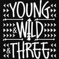 thumbnail image 3 of CafePress - Young Wild And Three Kids Dark T Shirt - Dark T-Shirt Kids XS-XL, 3 of 4