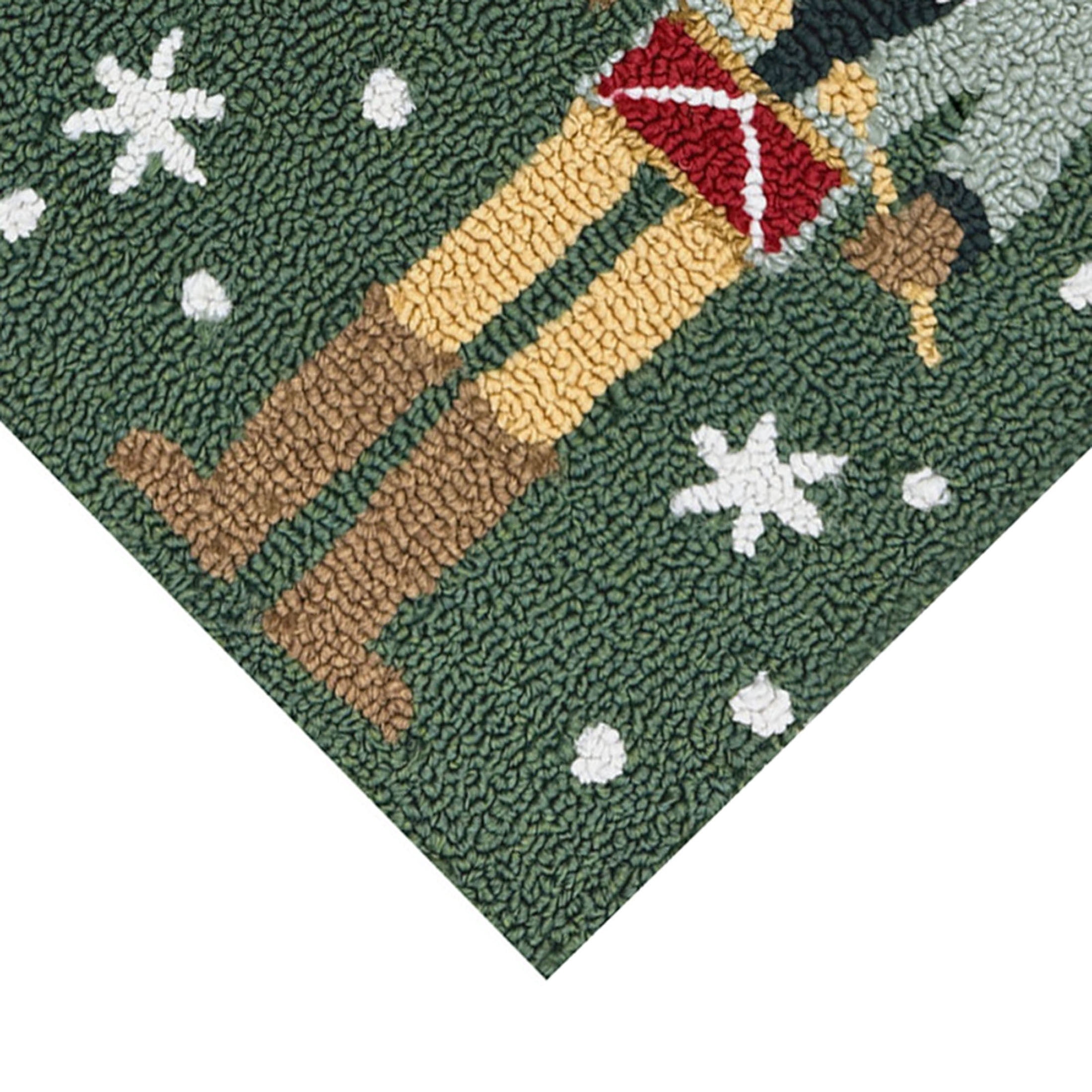 Holiday Time Multi-color Nutcracker 20" x 30" Accent Rug
