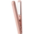 thumbnail image 3 of Plancha y rizador de pelo inalámbrico 2 en 1, recargable por USB, de cerámica, herramienta de peinado de viaje, color rosa., 3 of 5