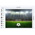 thumbnail image 2 of ABPHOTO Polyester 7x5ft Photography Backdrop Football Field Stage Lights Green Grass Interior Backdrops Seamless Kids Children Adults Portraits Background Photo Studio Props, 2 of 3