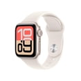 thumbnail image 1 of Apple Watch SE 3 [GPS + Cellular 40 mm] Smartwatch con caja de aluminio Starlight y correa deportiva Starlight - S/M. Rastreadores de actividad física y sueño, monitor de frecuencia cardíaca, pantalla, 1 of 5