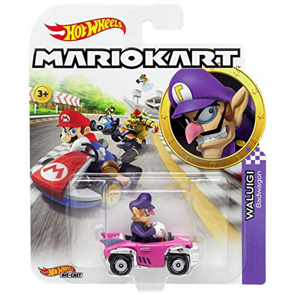 Hot Wheels Mario Kart Waluigi Badwagon DieCast