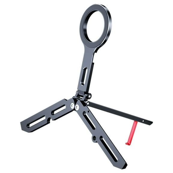 Magnetic Phone Tripod Stand Aluminium Smartphone Mini Tripod Pocket Cellphone Stand Strong Magnets Quick Mount