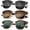 (3 Pack) Tortoise G15/Silver Black/Brown, variant on KALIYADI Polarized Sunglasses Trendy Stylish Half-frame Sun Glasses for Men Women Driving Sun glasses UV Blocking