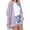 Light Purple, variant on Women Boho Solid Color Oversized Kimonos Crochet Cardigan Sweater Open Front Outwear