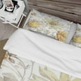 thumbnail image 4 of Designart 'Fields of Gold Watercolor Flower V' Cottage Duvet Cover Set, 4 of 4