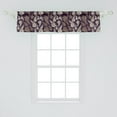 thumbnail image 2 of Ambesonne Art Deco Window Valance, Random Alignment Vintage, 54" X 12", Sepia Dark Purple Cream, 2 of 3