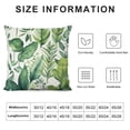 thumbnail image 5 of JEUXUS  Eucalyptus Leaves Pillow Covers  Spring Watercolor Sage Green Leaf Decorative Pillowcases Soft  Outdoor for Sofa Couch Car Bedroom Home Decor, 5 of 5