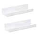 thumbnail image 4 of 2 estantes flotantes de pared de acrílico para especias, estantes flotantes para sala de estar Blanco, 4 of 9