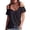 Black womens swimsuits 05, variant on Womens T Shirts Cold‑Shoulder Ruffled Top, Spaghetti Strap Shirred Flutter Sleeve Boho Blouse, Loose‑Fit Vintage Summer Shirt Going Out Tops