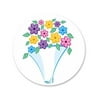 Easter Flowers Edible Icing Image Cake Decoration Topper -1/4 Sheet