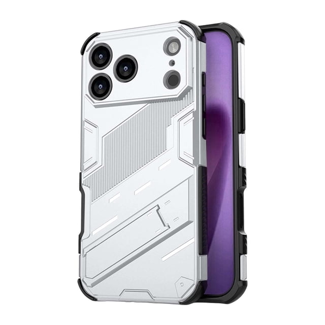 Universal Phone with Integrated Kickstand Durable Shockproof Material Full Protective Cover for Enhanced Grip and Screen