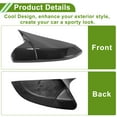 thumbnail image 3 of Reemplazo de tapa de espejo lateral izquierdo y derecho ABS negro para Honda Civic de 10ª generación 2016-2021 Ox Horn, 3 of 7