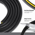 thumbnail image 4 of Sello de goma para bordes, negro, grande, 6 mm x 3,05 m, para coche y barco, 4 of 4