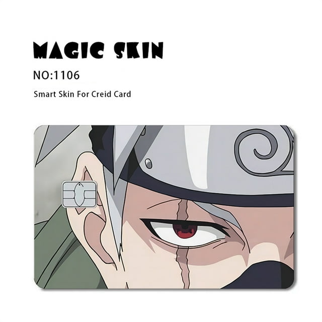 Anime PVC Sticker Film Skin Cover for Credit, Debit & Bank Cards - Dragon Ball, Naruto, One Piece Design