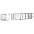 thumbnail image 1 of vidaXL Outdoor Dog Kennel Steel 21.78 m², 1 of 4