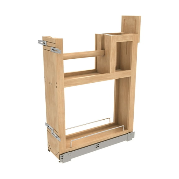 Rev-A-Shelf 6.86" Paper Towel Pullout Cabinet Organizer with Soft-Close, 448PTH-BCSC-6C