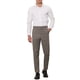 thumbnail image 2 of Pantalones a cuadros INSPIRE CHIC para hombres, patrón de cuadros en colores contrastantes, pantalones de negocios color marrón claro 34, 2 of 5