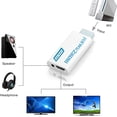 thumbnail image 3 of Lttoisl Wii to HDMI Converter Adapter, Full HD 1080P Video & Audio Output, Upscaler Connector for Nintendo Wii Console to Modern HDTVs, Gaming Enhancement White, 3 of 8