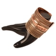 thumbnail image 4 of Sunsoul by Touchstone copper magnetic bracelet tibetan style. hand forged with solid and high gauge pure copper. set of 3 different designs in twisted wires braided style., 4 of 4