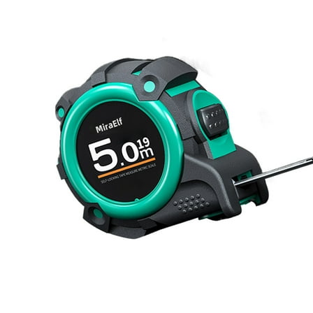 MiraElf Tape measures,Measuring Tape 1-Inch X 25Ft – Speed Mark Gripper, Acrylic Coated Steel Blade