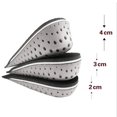 thumbnail image 3 of Semelles Intérieures Unisexe Talon Lift Insert Chaussure Pad Hauteur Augmenter Coussin Ascenseur Plus Grand, 3 of 6